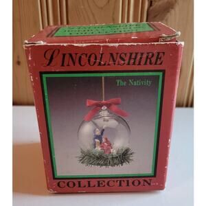 Lincolnshire Handcrafted The Nativity Ornament Holiday Series Collection Vintage